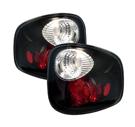 Spyder Ford F150 Flareside 97-03 Euro Style Tail Lights Black ALT-YD-FF15097FS-BK