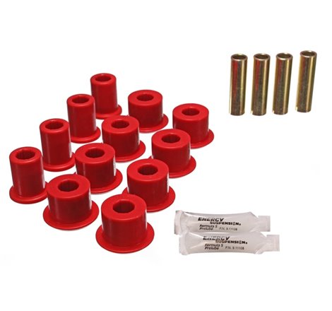 Energy Suspension 95-97 Toyota Tacoma / 89 4Runner / 89-95 Pick Up Red Rear Leaf Spring Shackle Bush