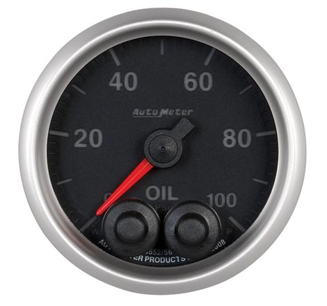 Autometer Elite 52mm Oil Pressure Peak and Warn Gauge w/ Electonic Control