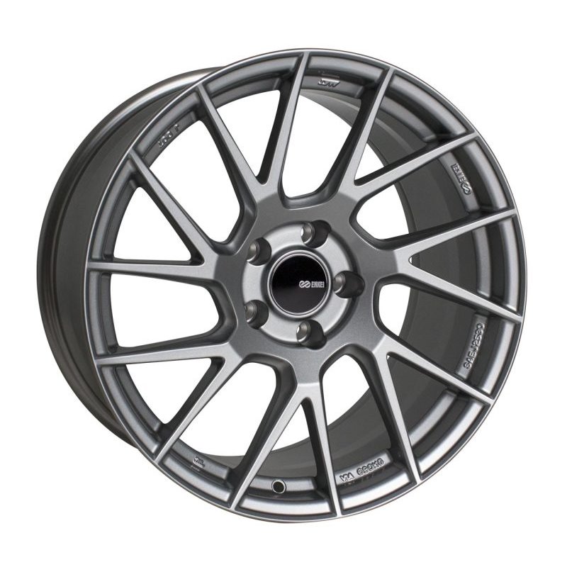 Enkei TM7 17x9.0 5x114.3 35mm Offset 72.60 Bore Storm Gray Wheel