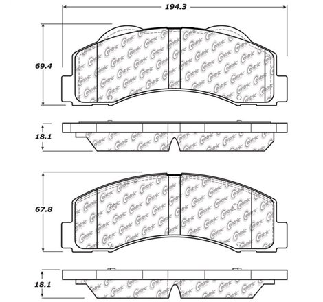 StopTech 10-14 Ford F-150 Street Performance Front Brake Pads