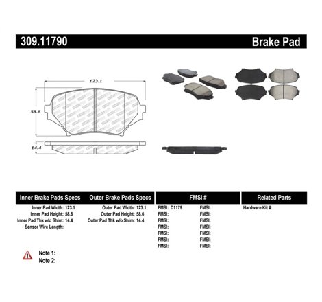 StopTech Performance 06-08 Mazda Miata MX-5 Front Brake Pads