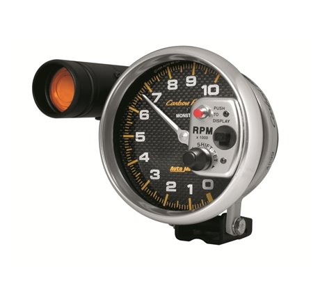 Autometer Carbon Fiber Series 5-inch Tachometer w/ Shift Light (Different Discount Structure -12%)