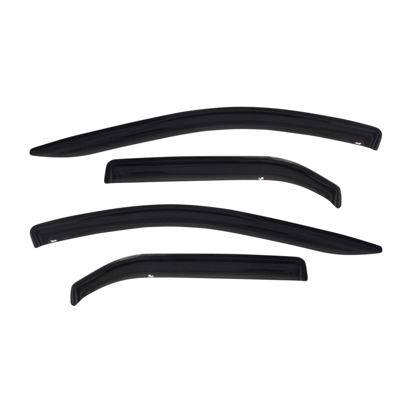 Westin 2005-2010 Jeep Grand Cherokee Wade Slim Wind Deflector 4pc - Smoke