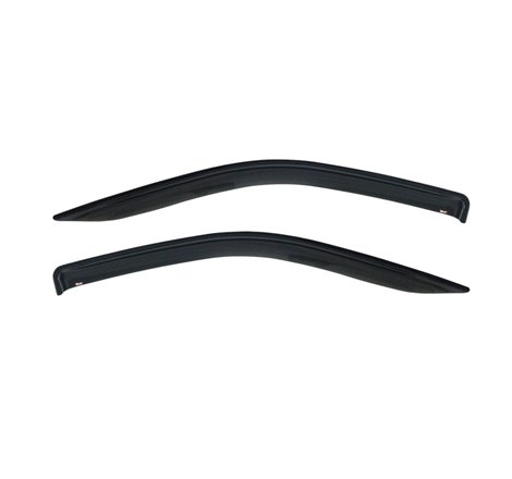 Westin 2004-2015 Nissan Titan King Cab Wade Slim Wind Deflector 2pc - Smoke