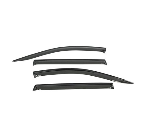 Westin 2010-2012 Subaru Outback Wade Slim Wind Deflector 4pc - Smoke