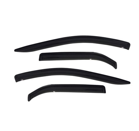 Westin 2003-2008 Toyota Corolla Sedan Wade Slim Wind Deflector 4pc - Smoke