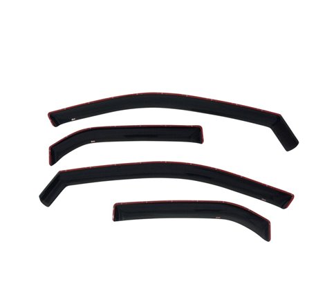 Westin 2012-2014 Toyota Camry Wade In-Channel Wind Deflector 4pc - Smoke