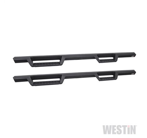 Westin/HDX 16-18 Nissan Titan XD Crew / 17-18 Titan Crew Cab Drop Nerf Step Bars - Textured Black