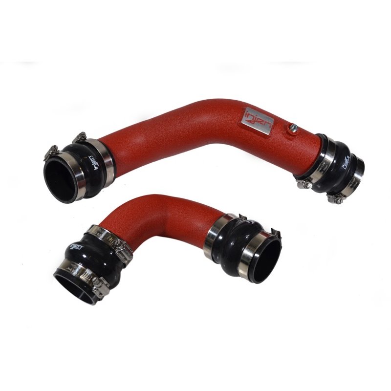 Injen 17-19 Honda Civic Type-R Aluminum Intercooler Piping Kit - Wrinkle Red