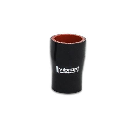 Vibrant 4 Ply Reducer Coupling 1in x 1.25in x 3in Long (BLACK)