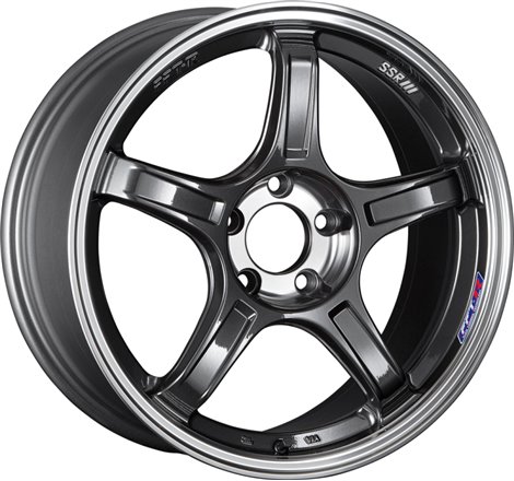 SSR GTX03 18x8.5 5x100 45mm Offset Black Graphite Wheel