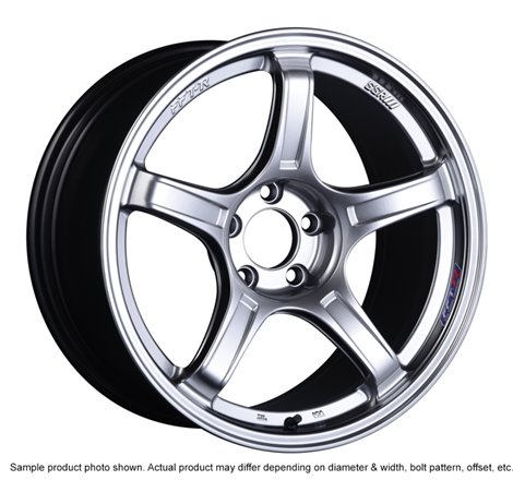 SSR GTX03 18x9.5 5x100 38mm Offset Platinum Silver Wheel