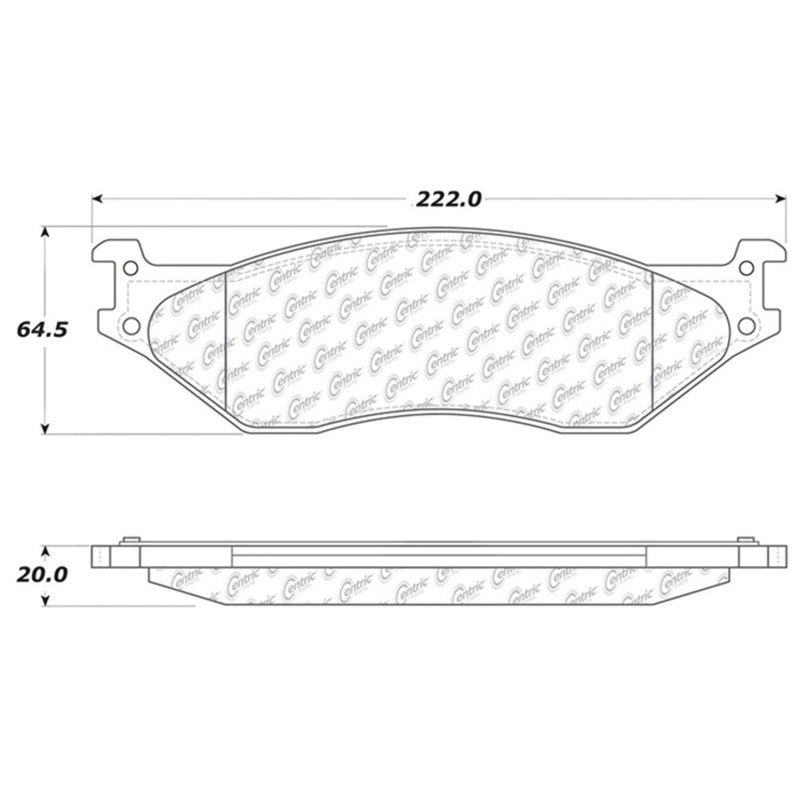 StopTech Sport Brake Pads w/Shims - Rear