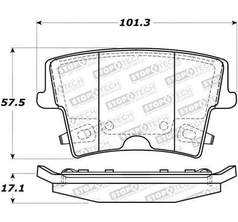 StopTech Sport Brake Pads w/Shims and Hardware - Front