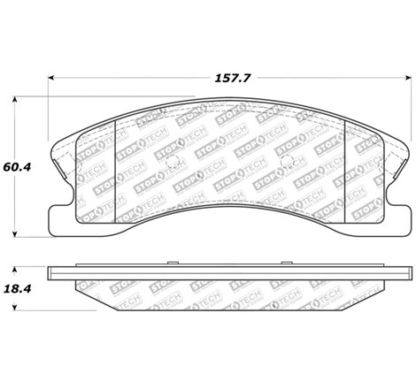 StopTech Sport Brake Pads w/Shims and Hardware - Front