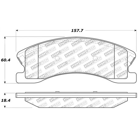 StopTech Sport Brake Pads w/Shims and Hardware - Front