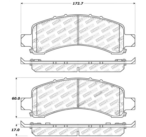 StopTech Sport Brake Pads w/Shims and Hardware - Front