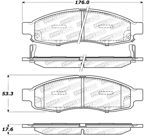 StopTech Sport Brake Pads w/Shims and Hardware - Front