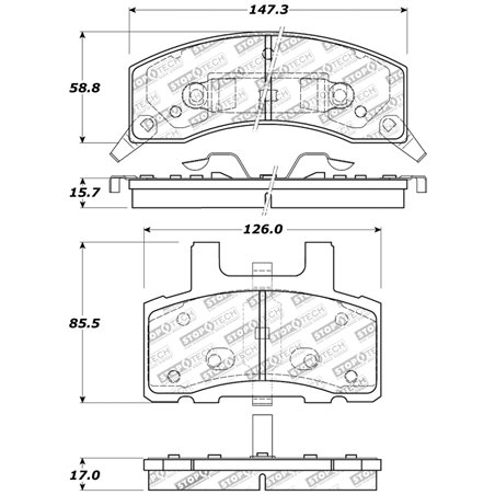 StopTech Sport Brake Pads w/Shims and Hardware - Front