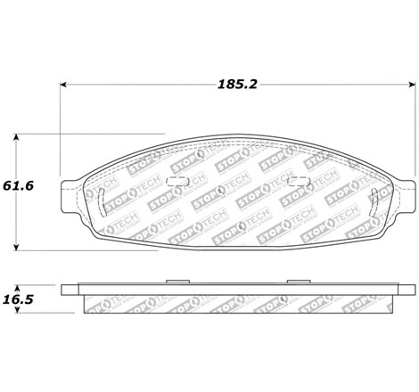 StopTech Sport Brake Pads w/Shims and Hardware - Front