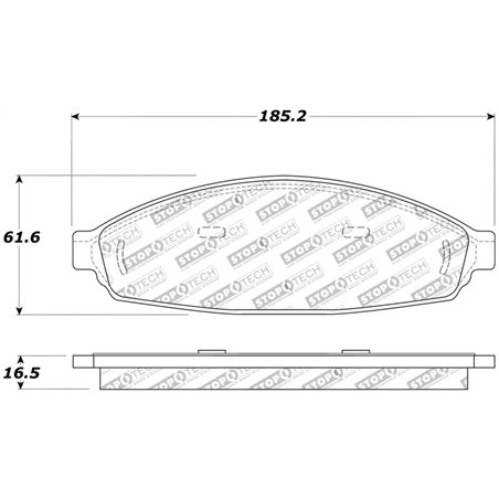 StopTech Sport Brake Pads w/Shims and Hardware - Front