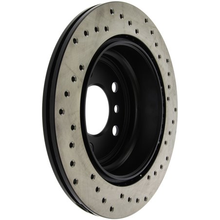 StopTech Sport Cross Drilled Brake Rotor - Front Left