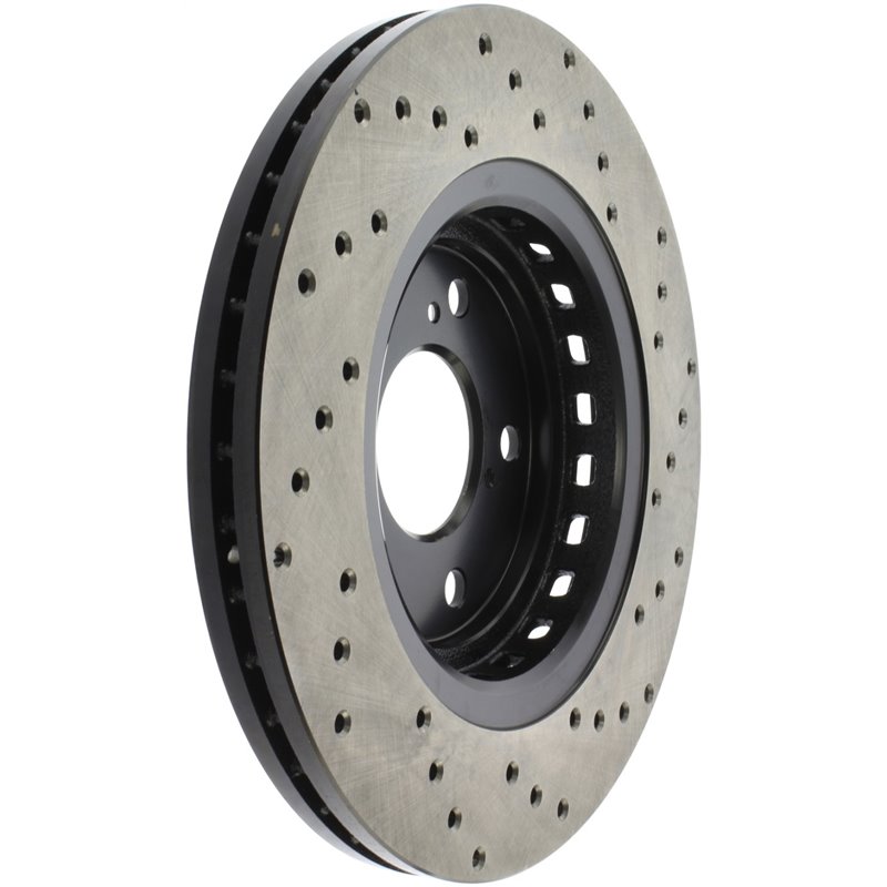 StopTech Sport Cross Drilled Brake Rotor - Front Left