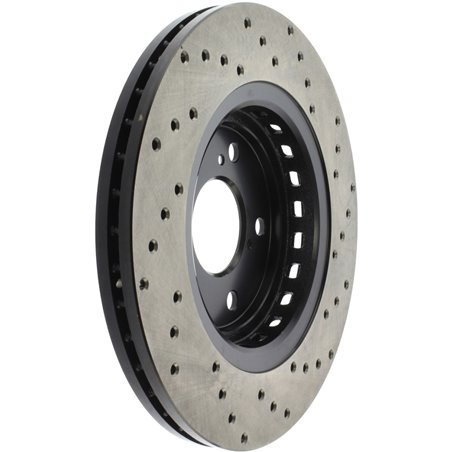 StopTech Sport Cross Drilled Brake Rotor - Front Left