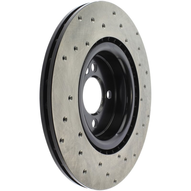 StopTech Sport Cross Drilled Brake Rotor - Front Left