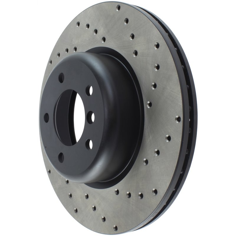 StopTech Sport Cross Drilled Brake Rotor - Front Right