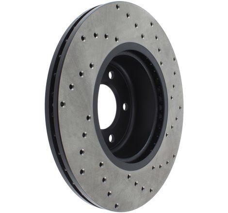 StopTech Sport Cross Drilled Brake Rotor - Rear Left