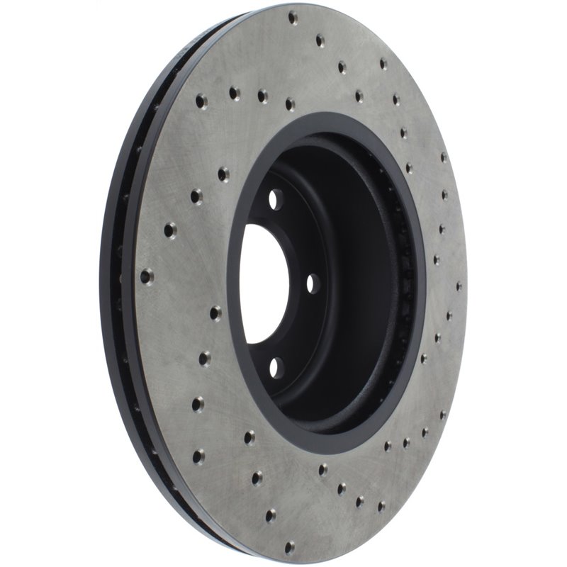 StopTech Sport Cross Drilled Brake Rotor - Rear Left