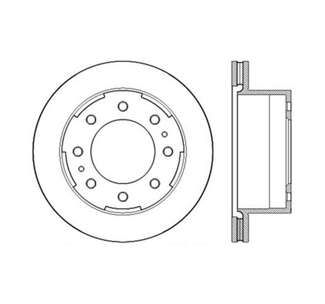 StopTech Sport Drilled & Slotted Rotor - Front Right