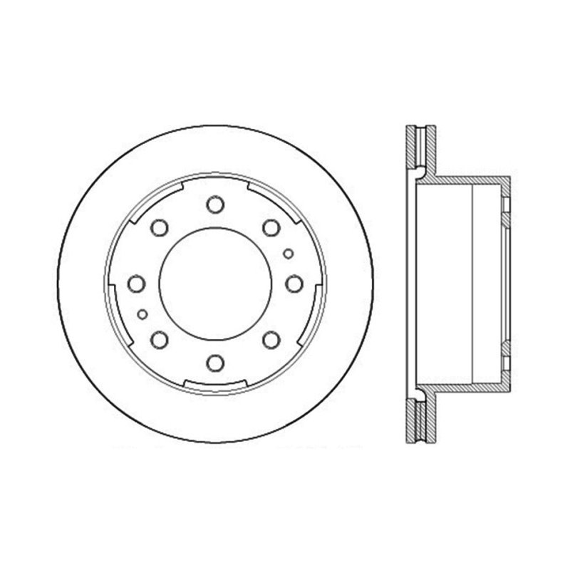 StopTech Sport Drilled & Slotted Rotor - Front Right