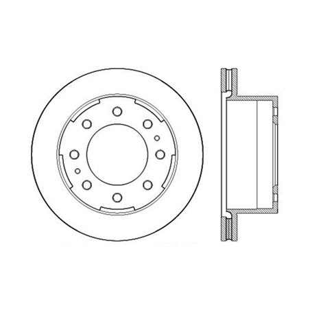 StopTech Sport Drilled & Slotted Rotor - Front Right