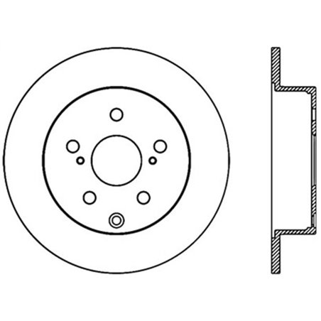 StopTech Sport Drilled & Slotted Rotor - Rear Left