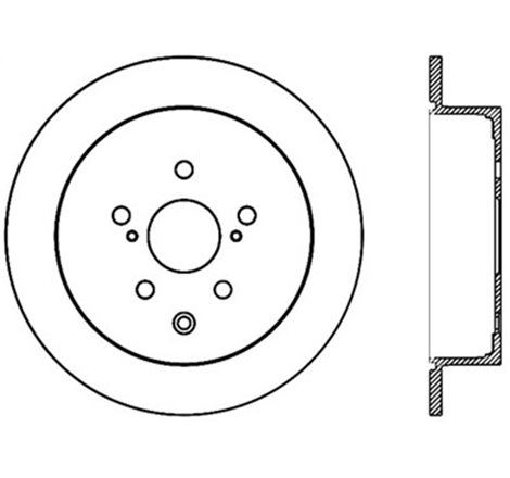 StopTech Sport Drilled & Slotted Rotor - Rear Right