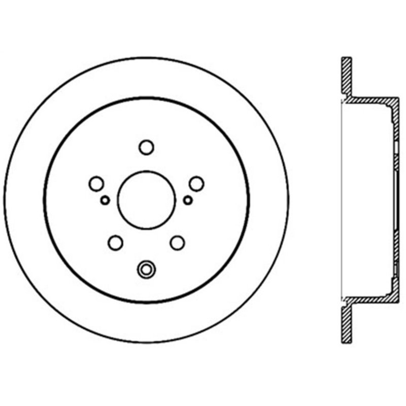 StopTech Sport Drilled & Slotted Rotor - Rear Right