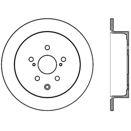 StopTech Sport Drilled & Slotted Rotor - Rear Right