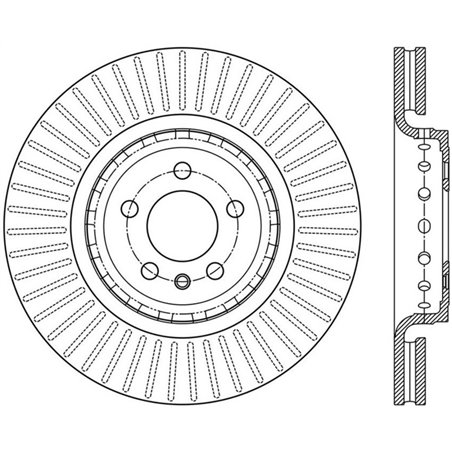 StopTech Sport Slotted Rotor - Front Left