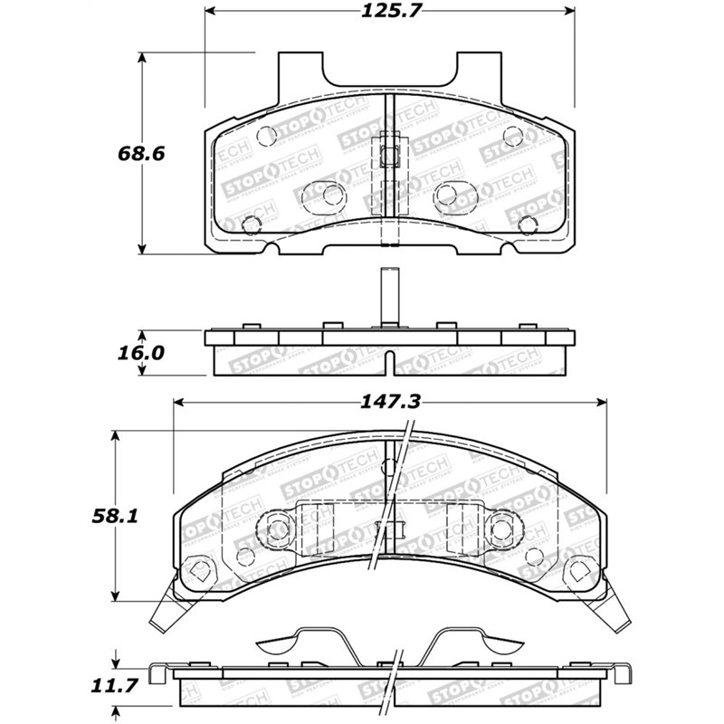 StopTech Street Brake Pads