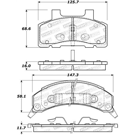 StopTech Street Brake Pads