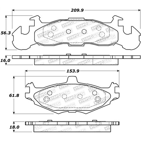 StopTech Street Brake Pads