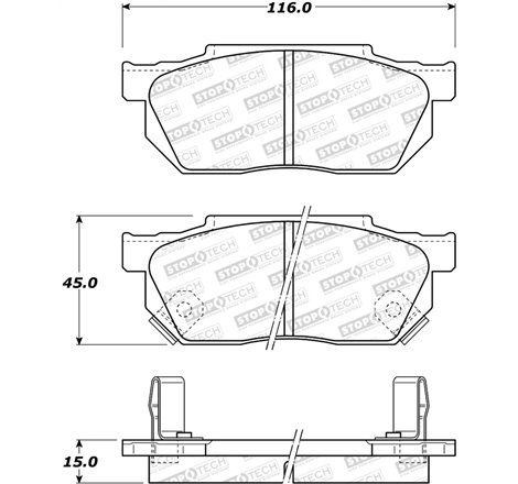 StopTech Street Brake Pads