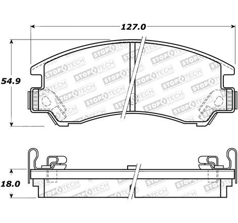 StopTech Street Brake Pads