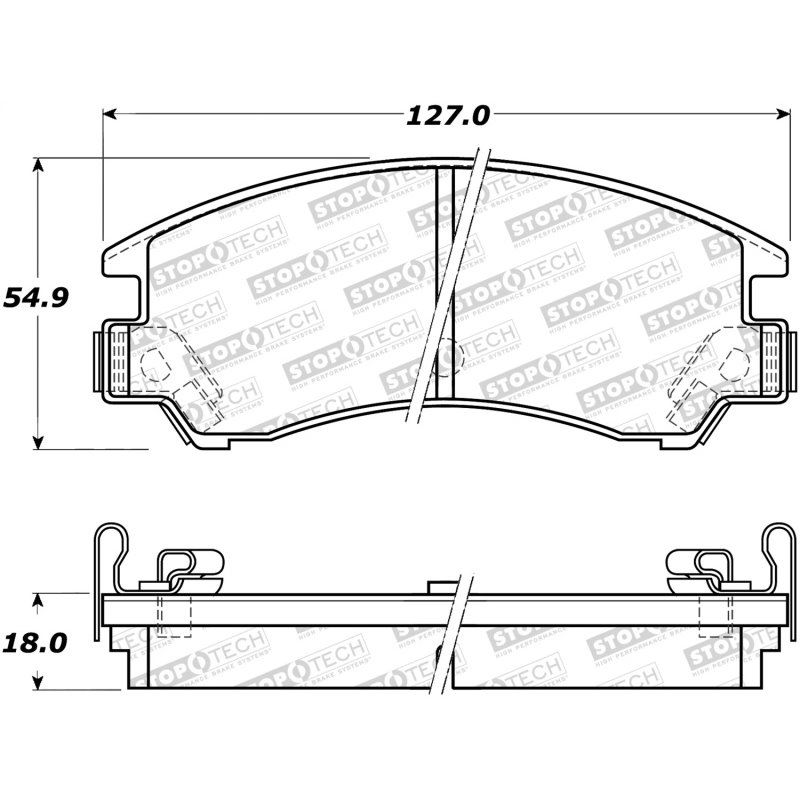 StopTech Street Brake Pads