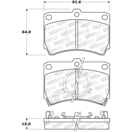 StopTech Street Brake Pads