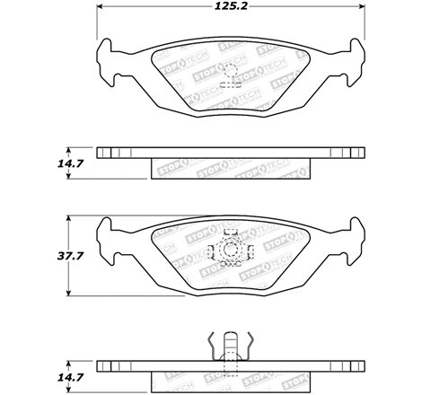 StopTech Street Brake Pads