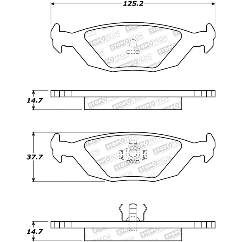 StopTech Street Brake Pads